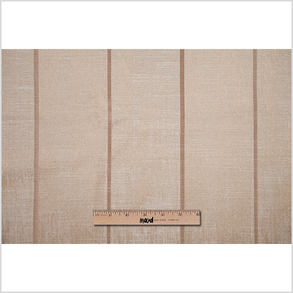 Indian Sand Striped Polyester-Cotton Brocade - Full Indian Sand Striped Polyester-Cotton Brocade - Full