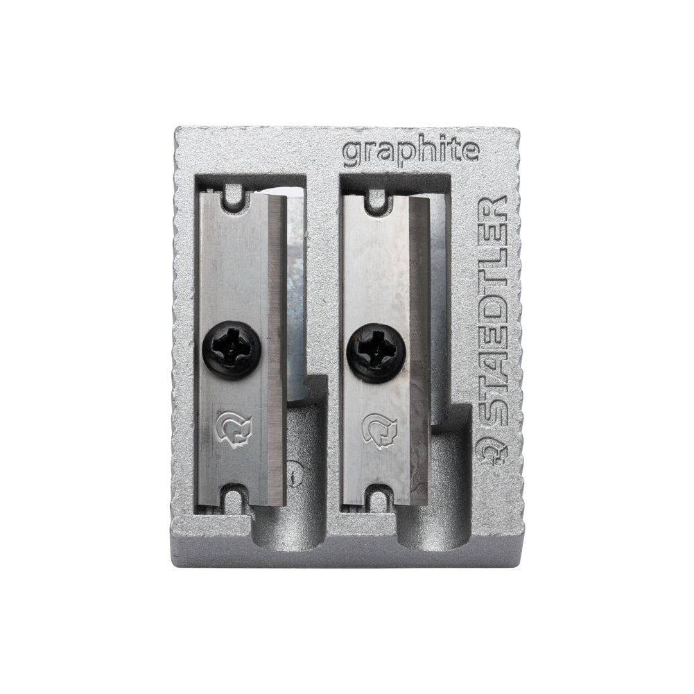 Staedtler Metal Pencil Sharpener - 2 Hole - Folded Staedtler Metal Pencil Sharpener - 2 Hole - Folded