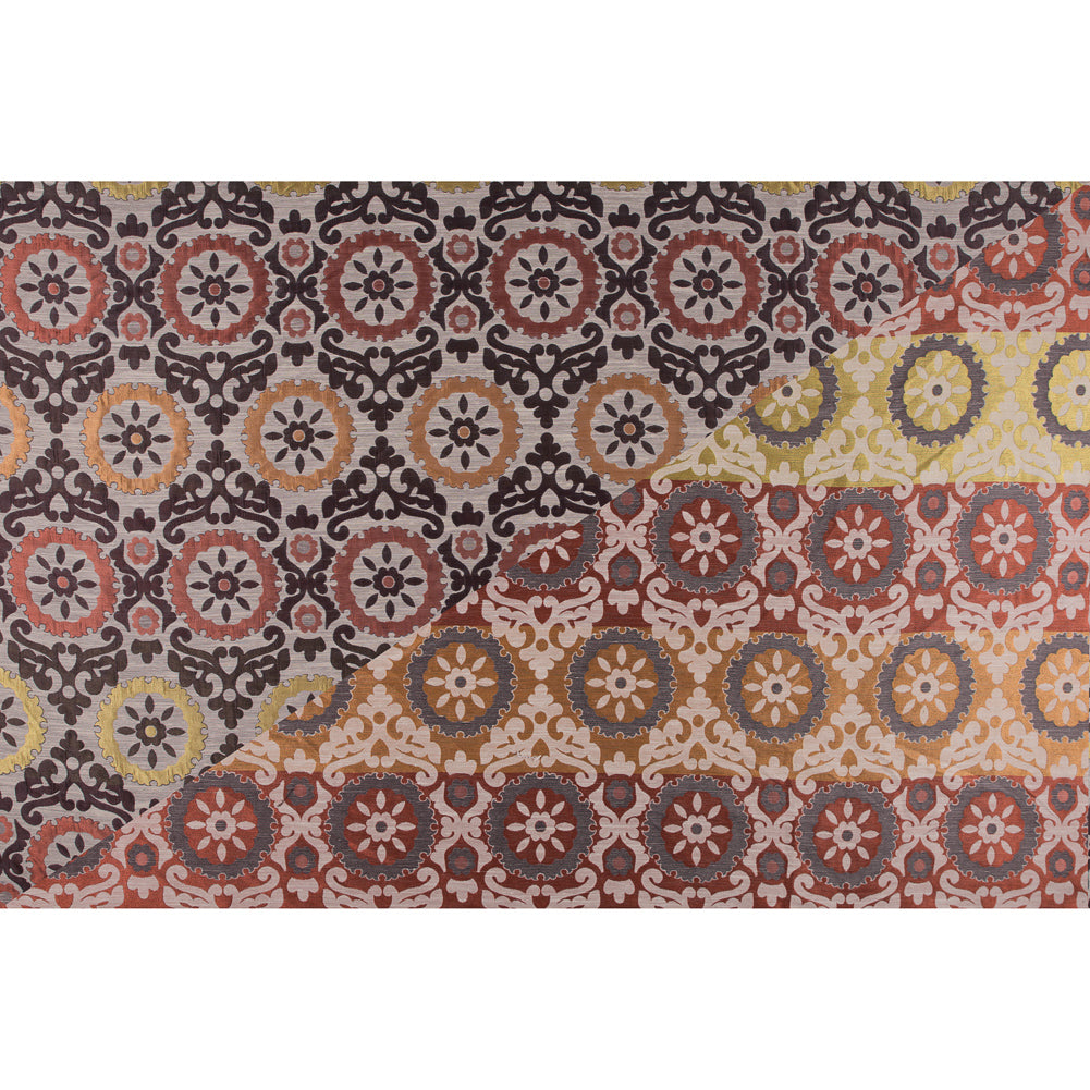 Brown, Gold and Copper Floral Brocade - Full Brown, Gold and Copper Floral Brocade - Full