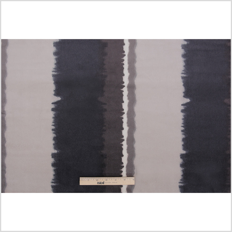Shadow Abstract Stripes Cotton-Modal Velvet Print - Full Shadow Abstract Stripes Cotton-Modal Velvet Print - Full