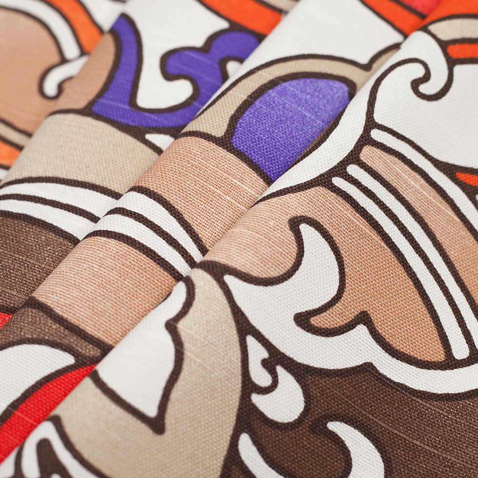 Spanish Multi-Color Floral Woven Folded Spanish Multi-Color Floral Woven Folded
