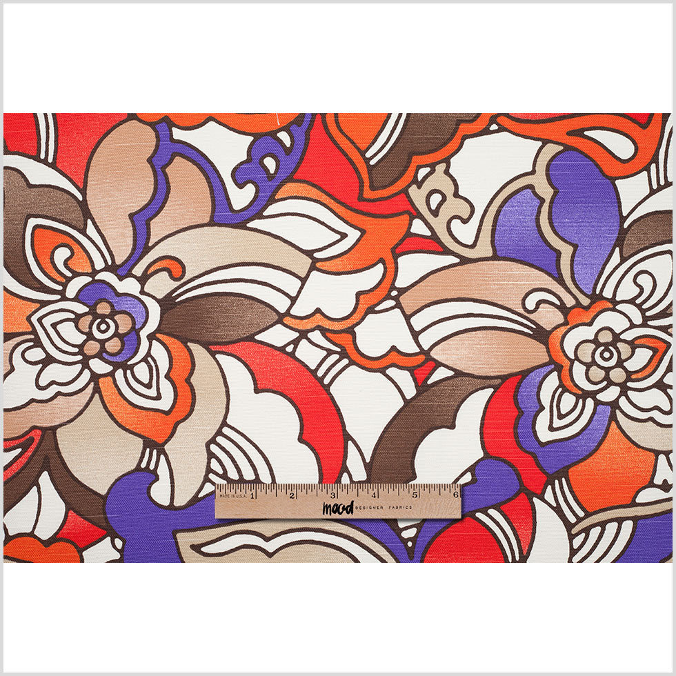 Spanish Multi-Color Floral Woven Full Spanish Multi-Color Floral Woven Full