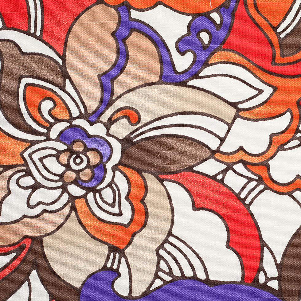 Spanish Multi-Color Floral Woven Spanish Multi-Color Floral Woven