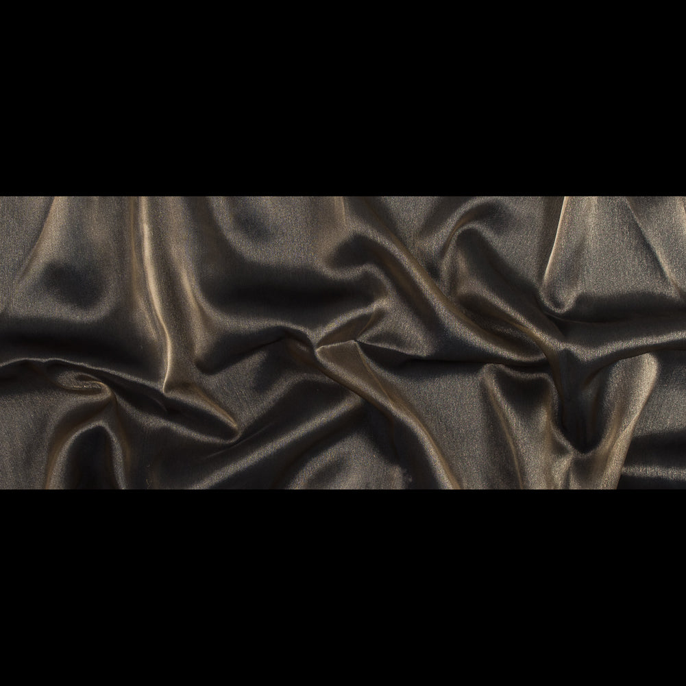 Gold Iridescent Nylon Organza Folded Gold Iridescent Nylon Organza Folded