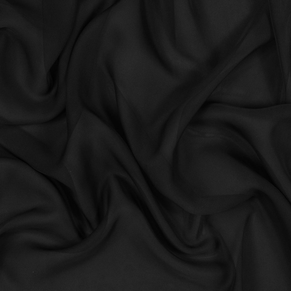 Polyester Chiffon - Black - Regina Collection Polyester Chiffon - Black - Regina Collection