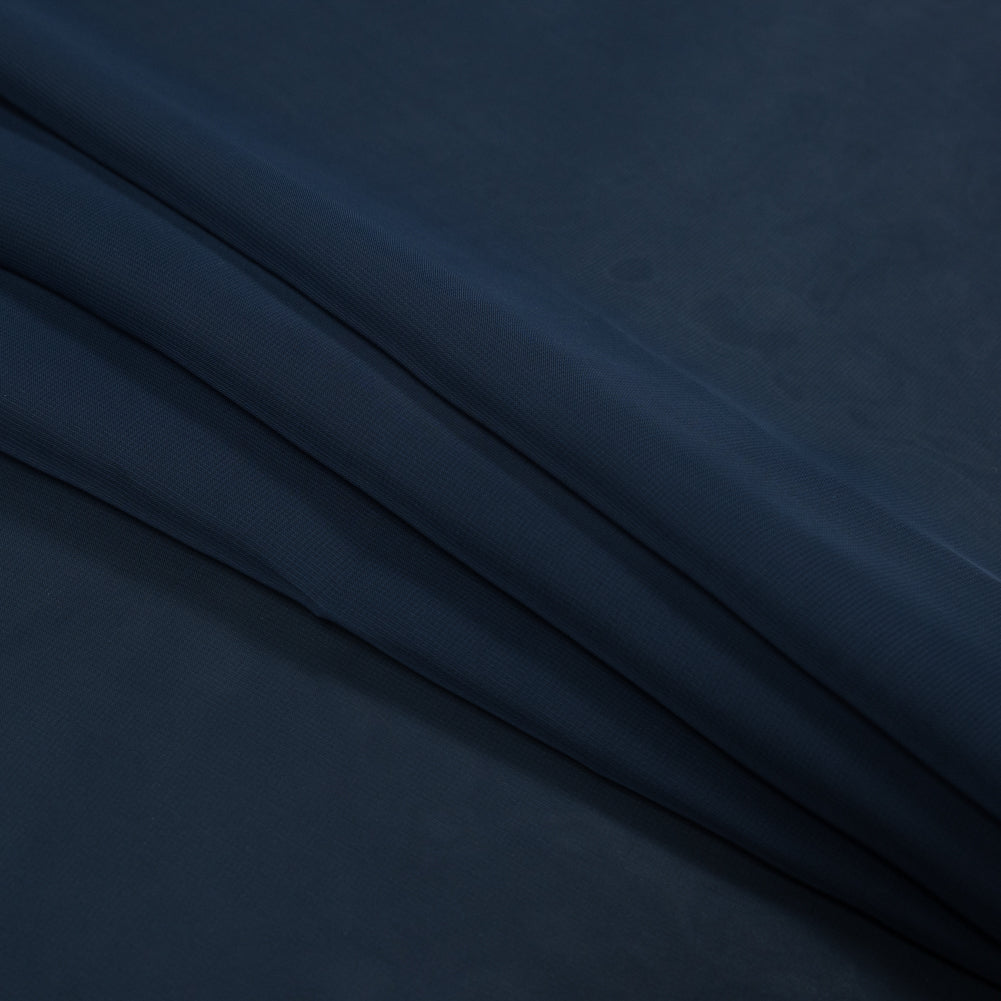 Polyester Chiffon - Navy - Regina Collection Detail Polyester Chiffon - Navy - Regina Collection Detail