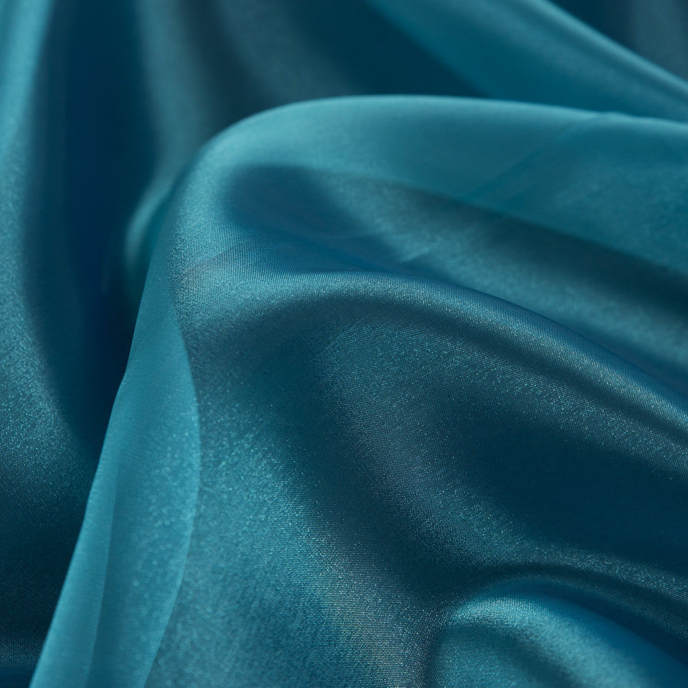 Iridescent Polyester Organza - Jade Full Iridescent Polyester Organza - Jade Full
