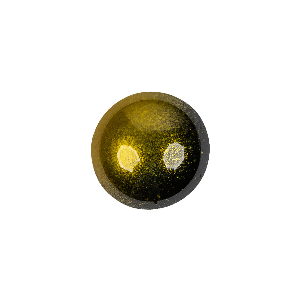 Metallic Yellow Button - 24L/15mm Metallic Yellow Button - 24L/15mm