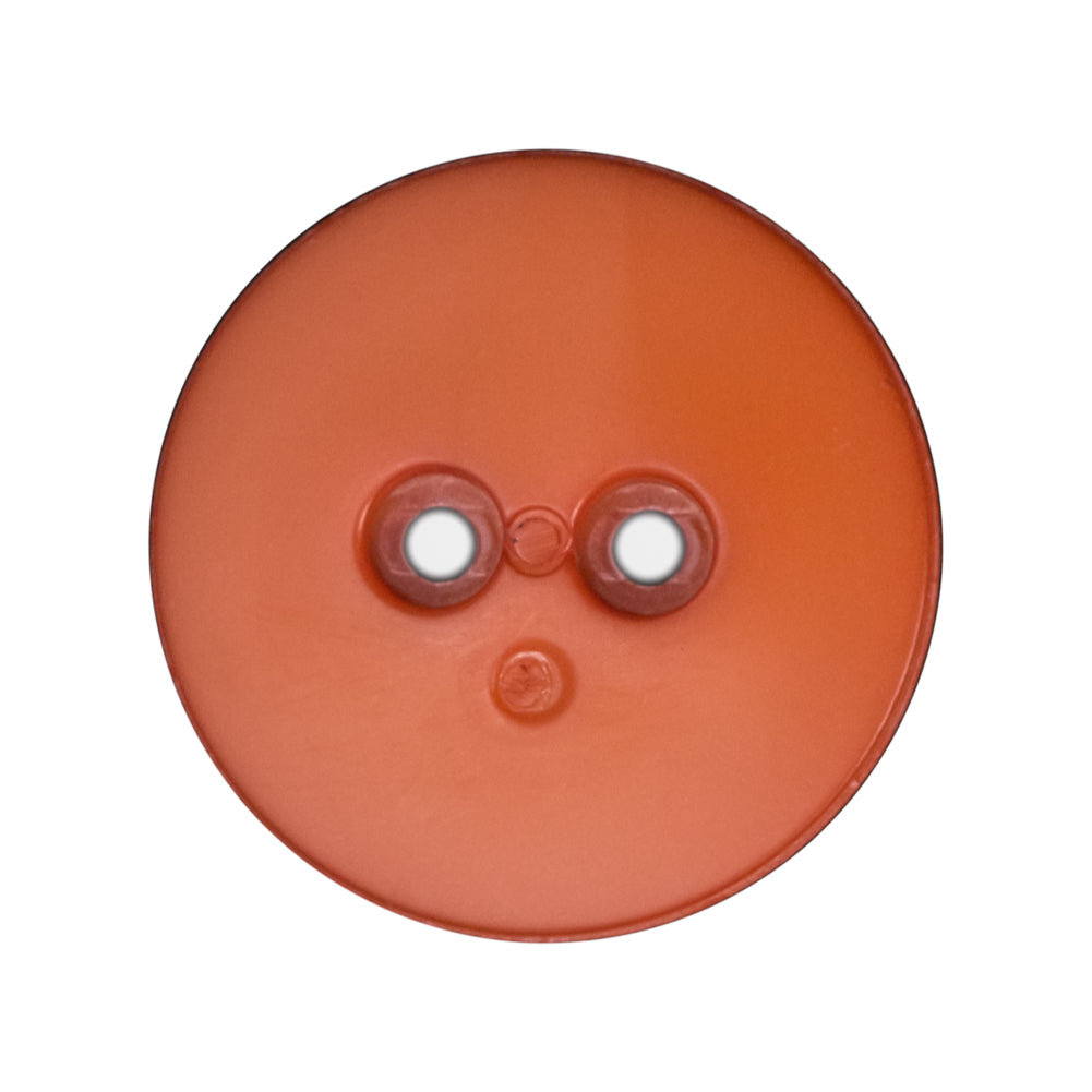 Orange Plastic Button - 44L/28mm Orange Plastic Button - 44L/28mm