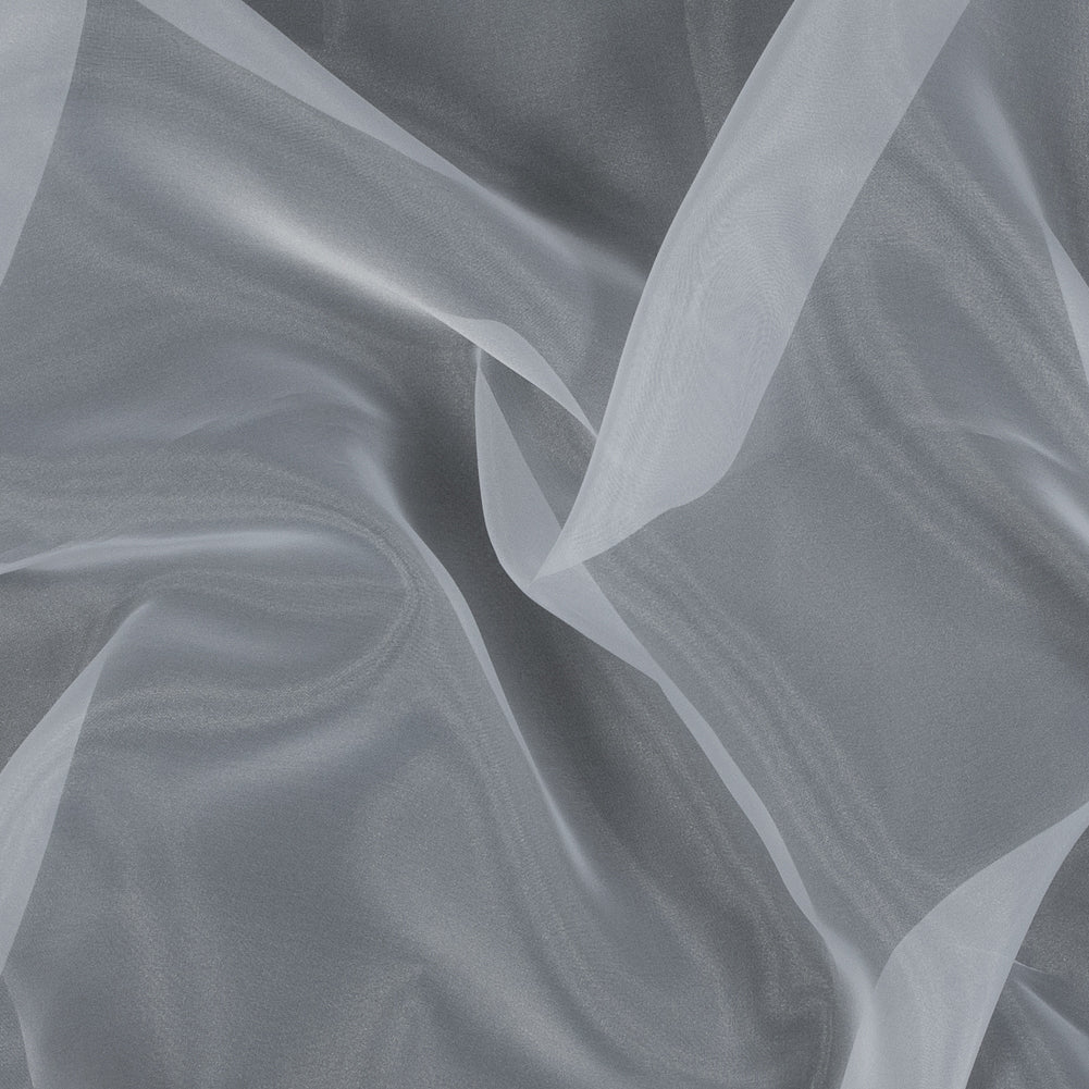White 2-Ply Polyester Organza White 2-Ply Polyester Organza