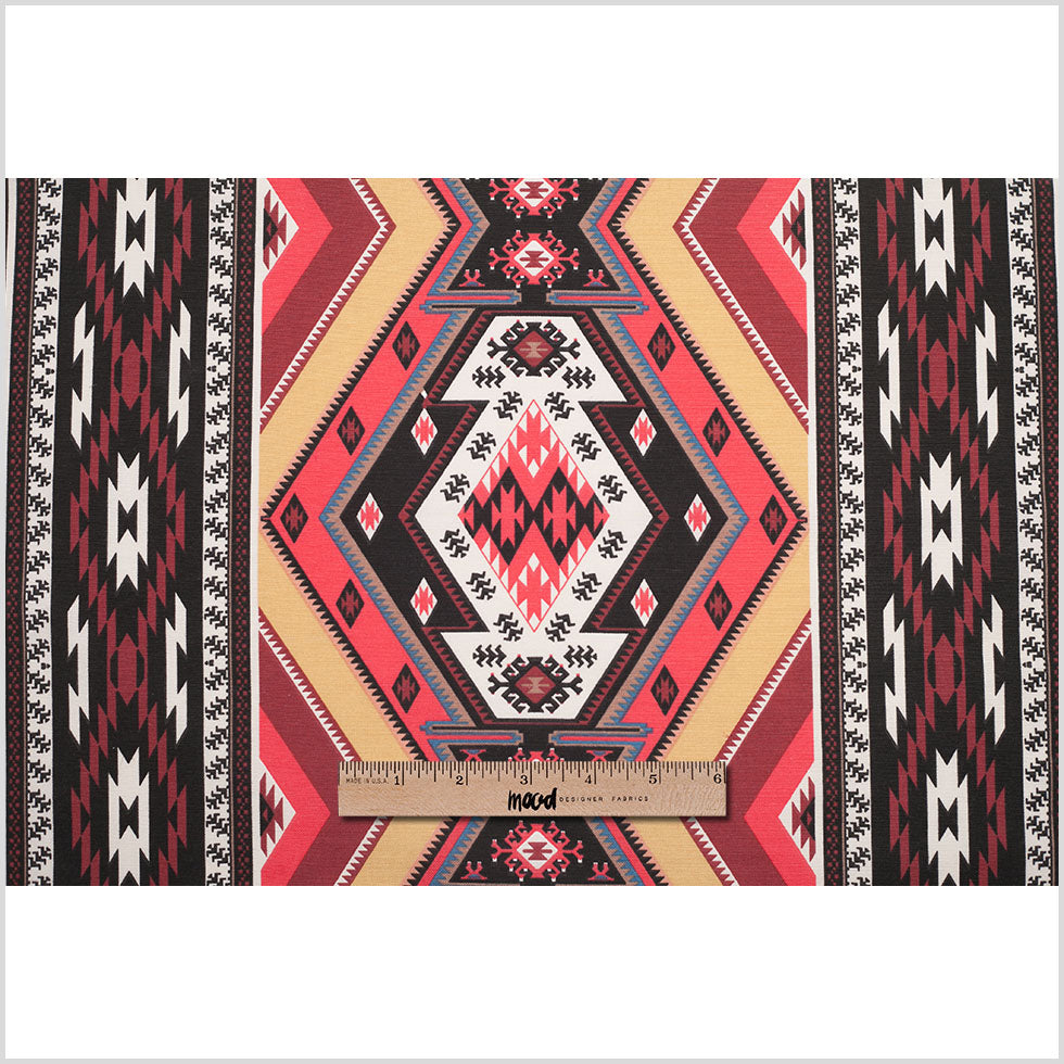 Spanish Multicolor Geometric Cotton-Polyester Print Full Spanish Multicolor Geometric Cotton-Polyester Print Full