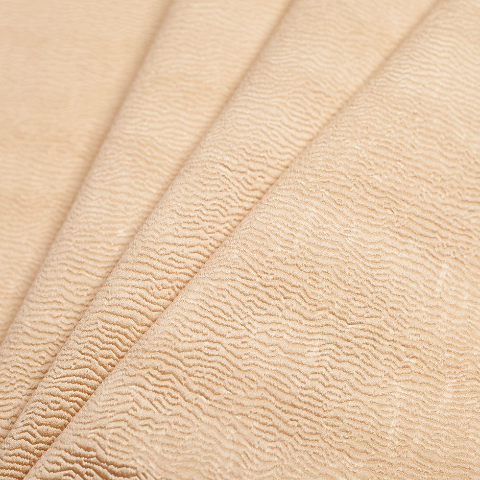 Turkish Beach Textured Polyester Brocade - Folded Turkish Beach Textured Polyester Brocade - Folded