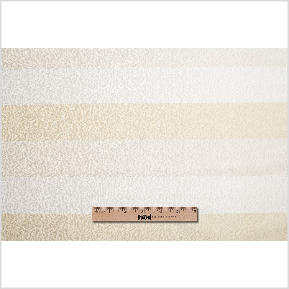 Turkish Snow Striped Polyester Brocade - Full Turkish Snow Striped Polyester Brocade - Full