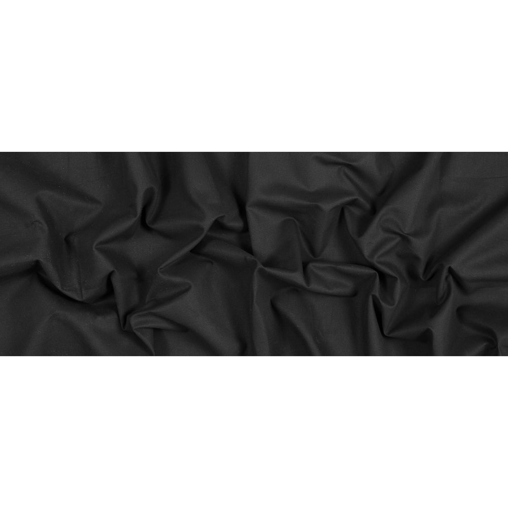 Black Cotton Canvas - Folded Black Cotton Canvas - Folded