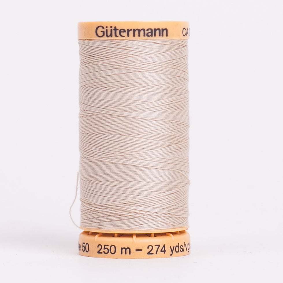 3260 Beige 250m Gutermann Natural Cotton Thread 3260 Beige 250m Gutermann Natural Cotton Thread