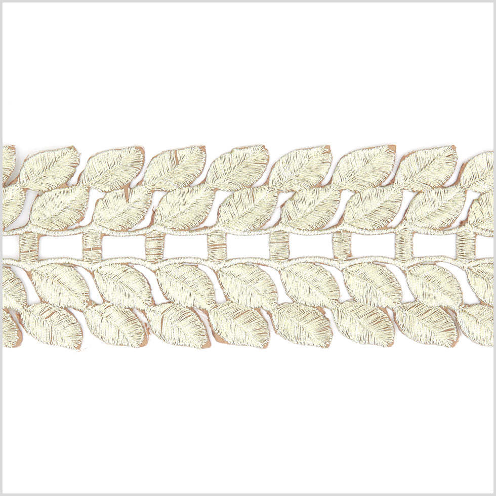 2.75 Metallic Gold Leafy Trim 2.75 Metallic Gold Leafy Trim