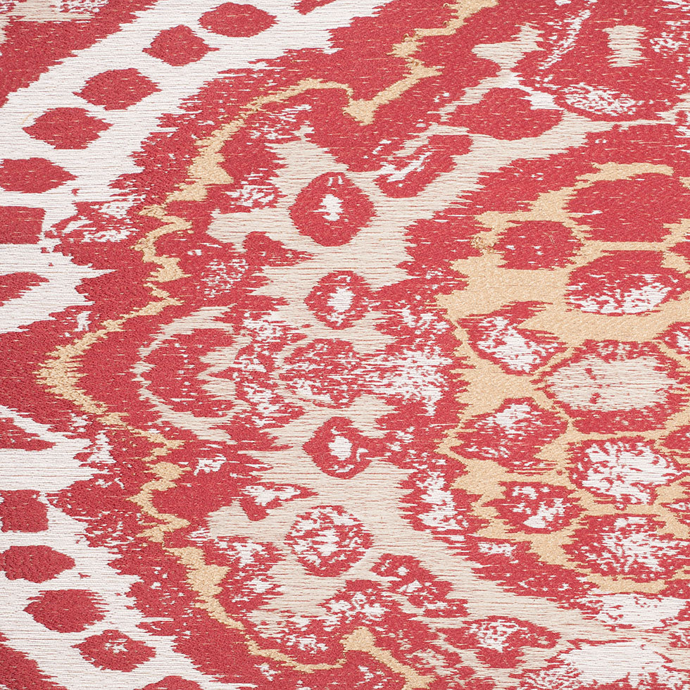 Turkish Fire Ikat Polyester Woven Turkish Fire Ikat Polyester Woven