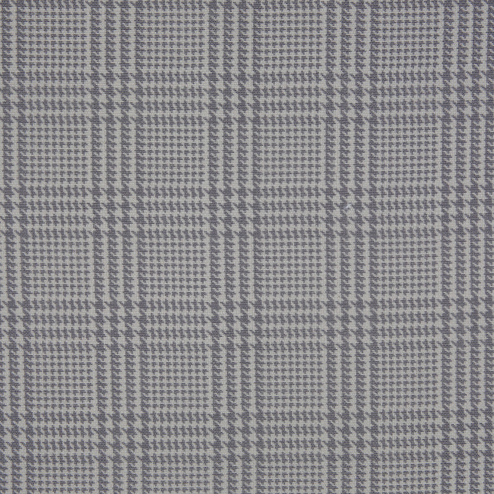 Spanish Heather Gray Houndstooth Poly-Cotton Woven Spanish Heather Gray Houndstooth Poly-Cotton Woven