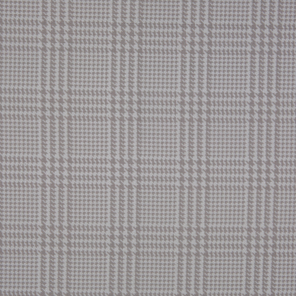 Spanish Beige Houndstooth Poly-Cotton Woven Spanish Beige Houndstooth Poly-Cotton Woven