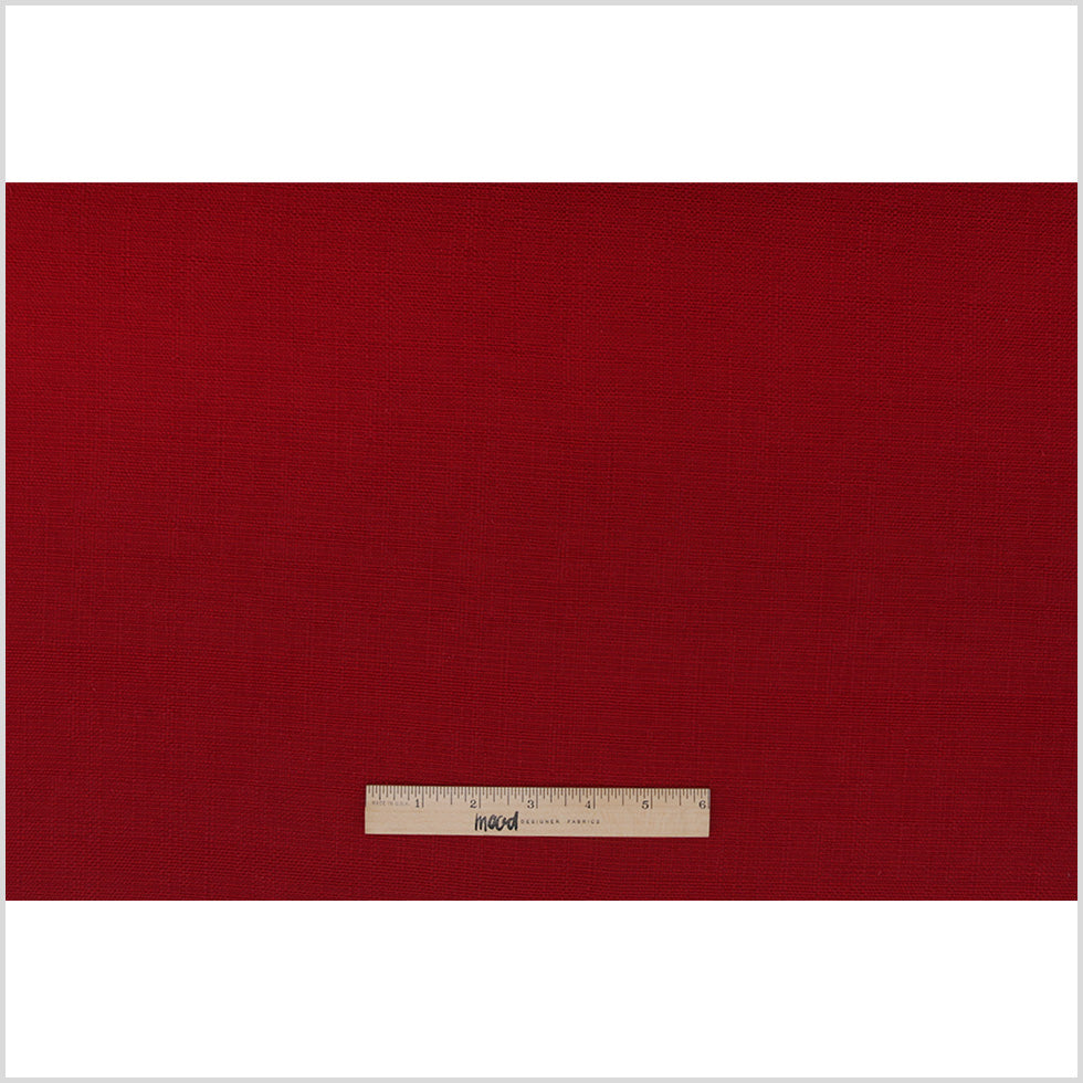 Spanish Red Textured Polyester Blended Woven Full Spanish Red Textured Polyester Blended Woven Full