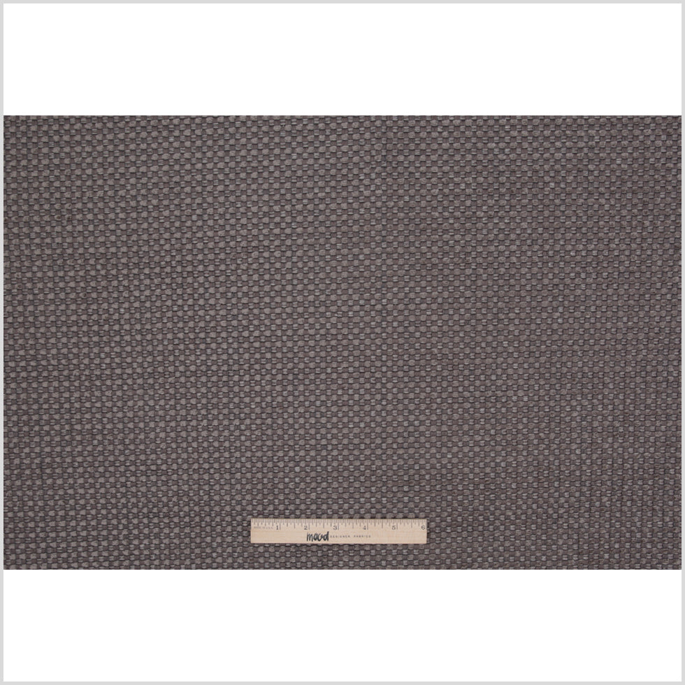 Light Gray Novelty Basketweave Upholstery Fabric - Full Light Gray Novelty Basketweave Upholstery Fabric - Full