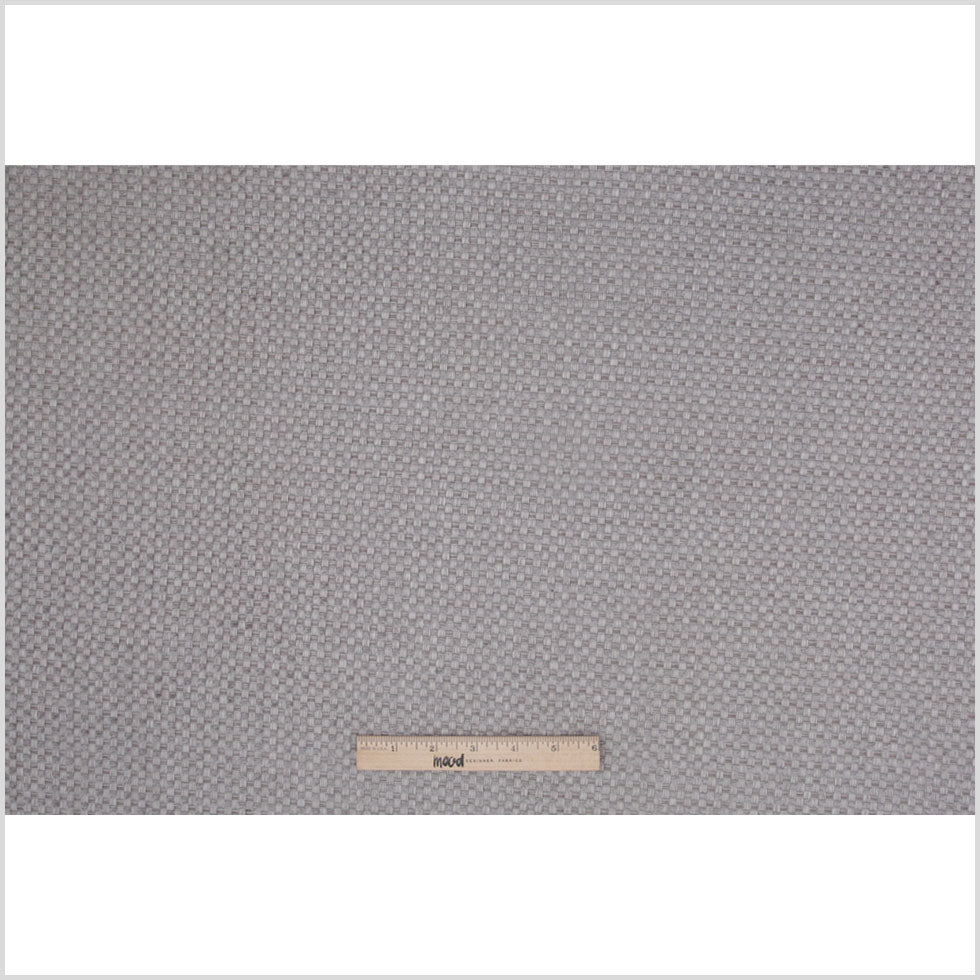 Chrome Novelty Basketweave Upholstery Fabric - Full Chrome Novelty Basketweave Upholstery Fabric - Full