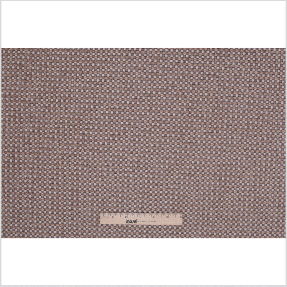 Brown Novelty Basketweave Upholstery Fabric - Full Brown Novelty Basketweave Upholstery Fabric - Full