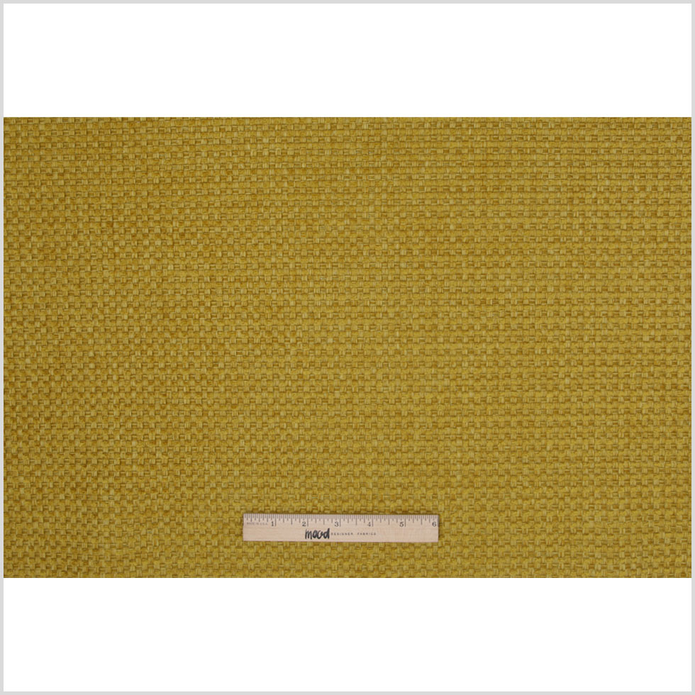 Citron Novelty Basketweave Upholstery Fabric - Full Citron Novelty Basketweave Upholstery Fabric - Full