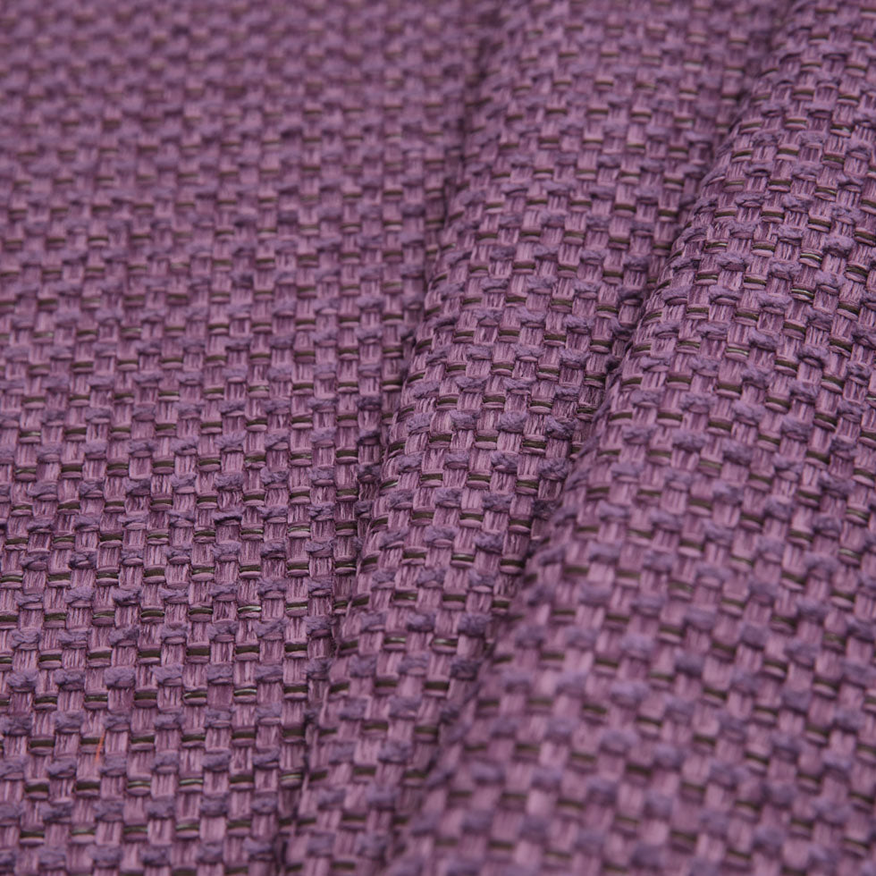 Violet Novelty Basketweave Upholstery Fabric Folded Violet Novelty Basketweave Upholstery Fabric Folded