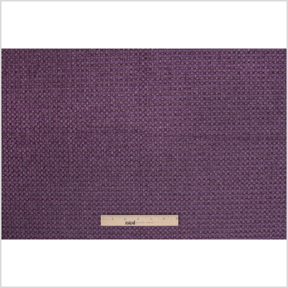 Violet Novelty Basketweave Upholstery Fabric Full Violet Novelty Basketweave Upholstery Fabric Full