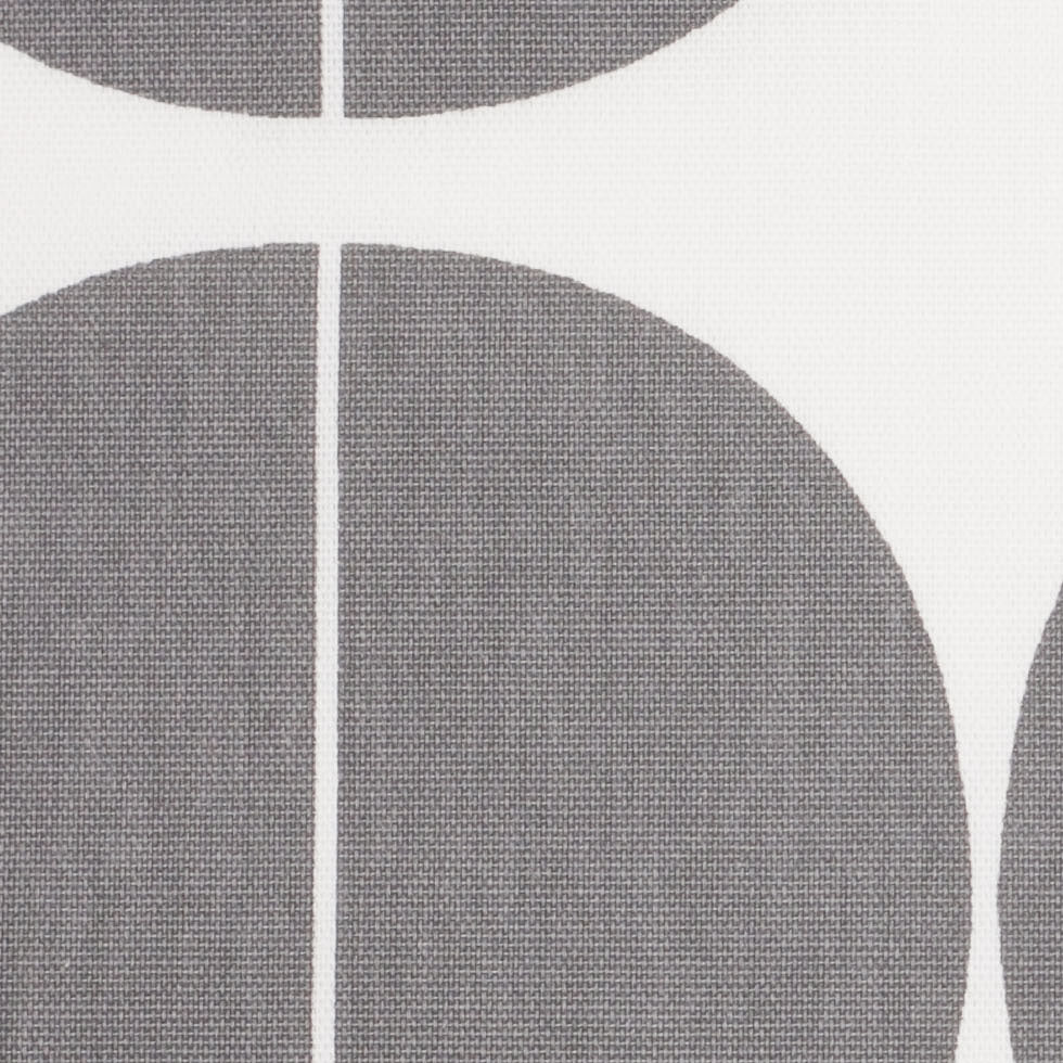 Swedish Gray/White Woven Cotton Print - Detail Swedish Gray/White Woven Cotton Print - Detail