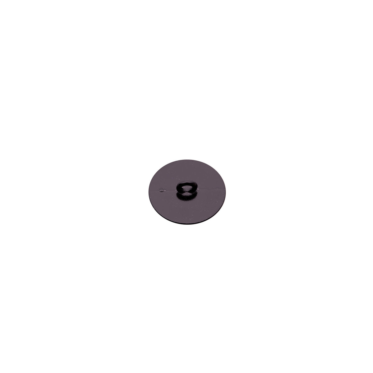 Italian Black Zamac Shank Back Button - 18L/11.5mm Detail Italian Black Zamac Shank Back Button - 18L/11.5mm Detail