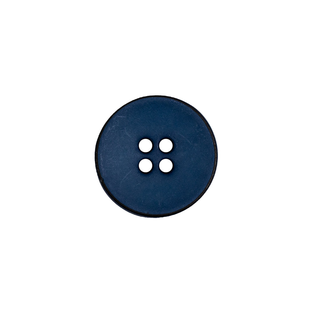 Italian Navy 4-Hole Plastic Button - 24L/15mm Italian Navy 4-Hole Plastic Button - 24L/15mm