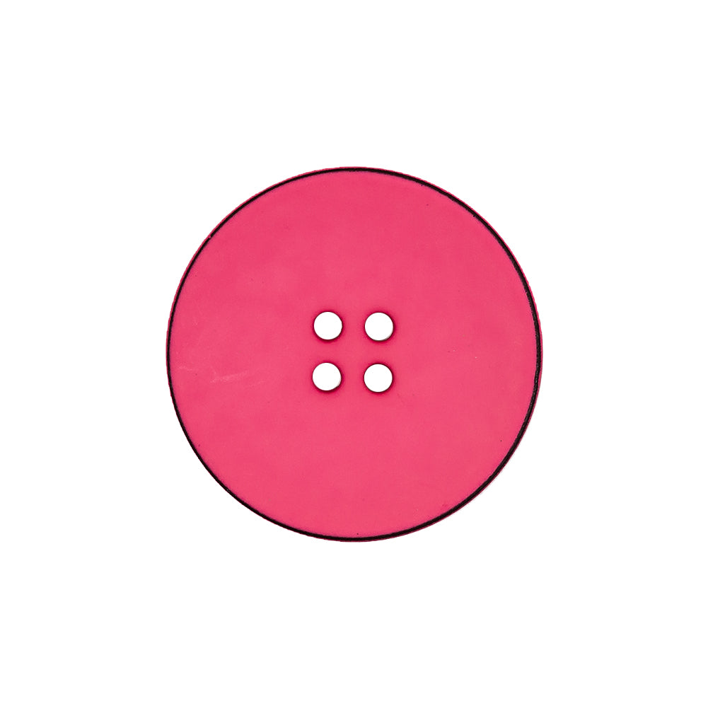 Italian Pink 4-Hole Plastic Button - 36L/23mm Italian Pink 4-Hole Plastic Button - 36L/23mm