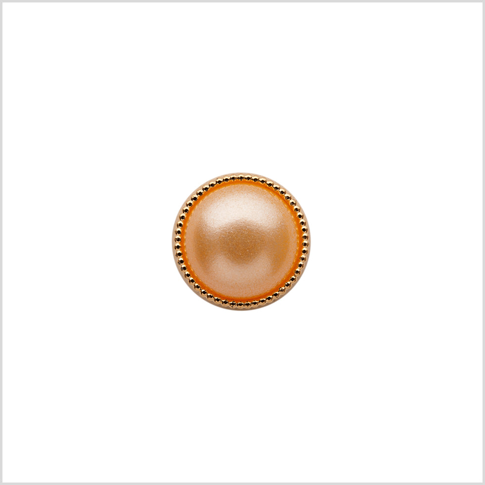 Italian Yellow/Gold Shank Back Button - 16L/10mm Italian Yellow/Gold Shank Back Button - 16L/10mm