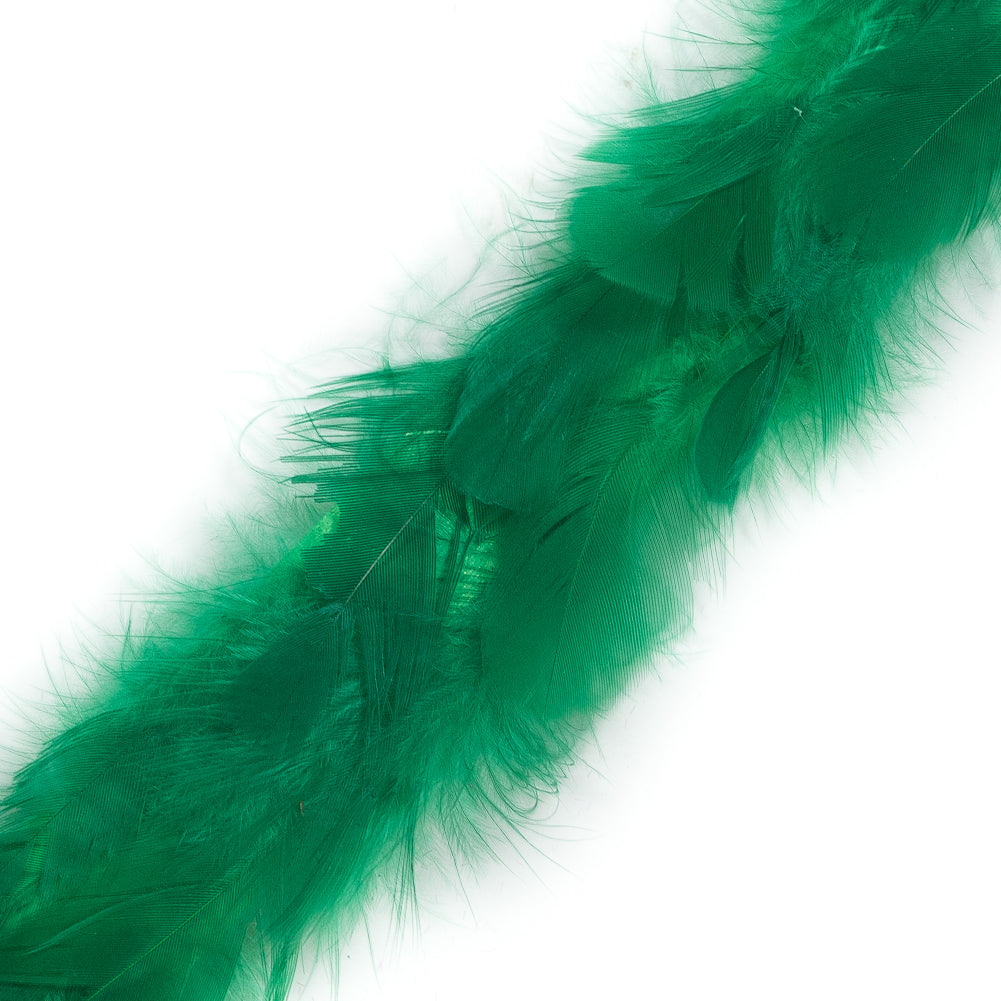 Green Hen Feather Trimming - 1 - Detail Green Hen Feather Trimming - 1 - Detail