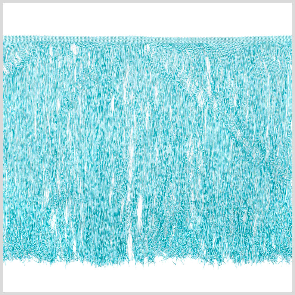 16" European Tiffany Blue Chainette Fringe Trim 16" European Tiffany Blue Chainette Fringe Trim