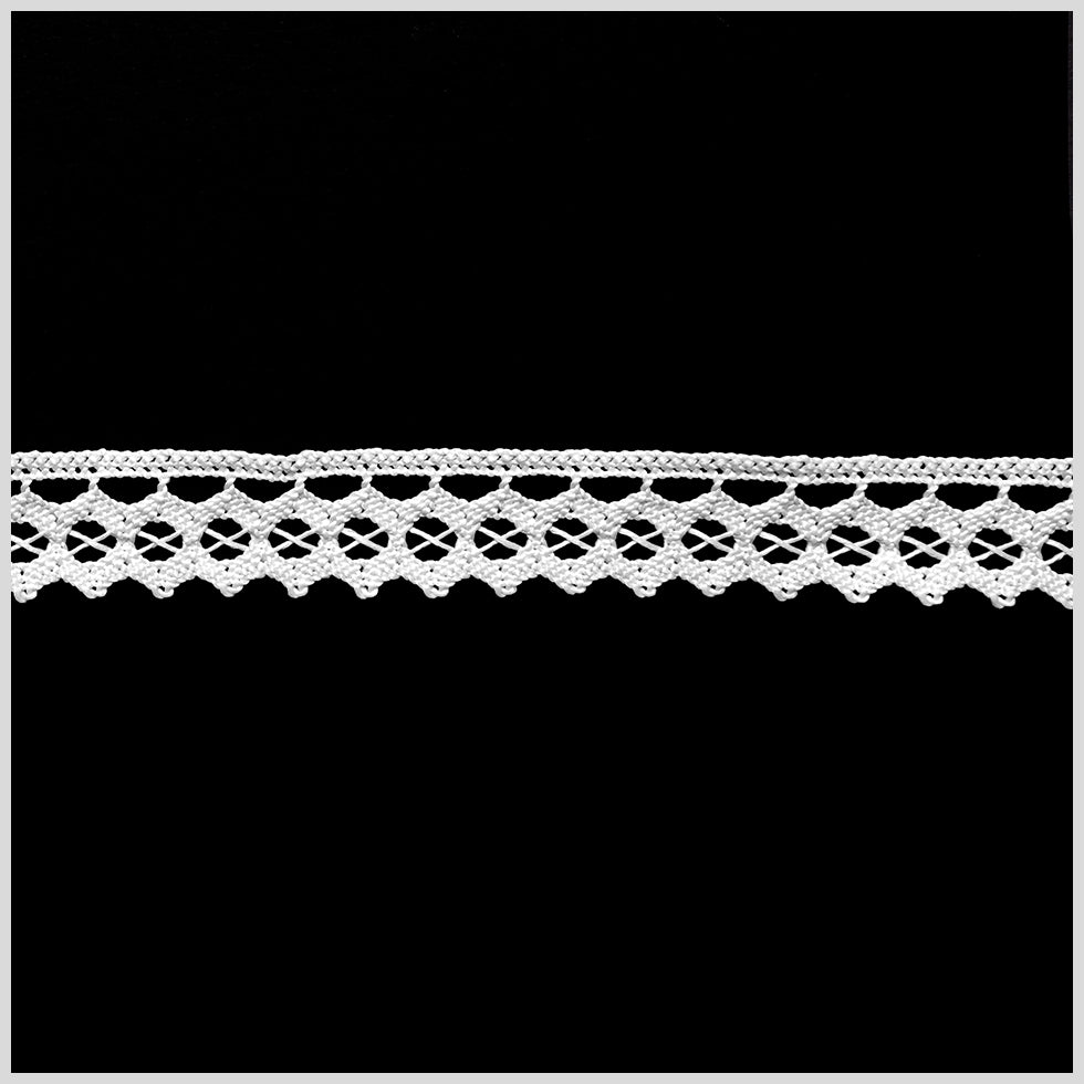 0.75" European White Crochet Trim 0.75" European White Crochet Trim