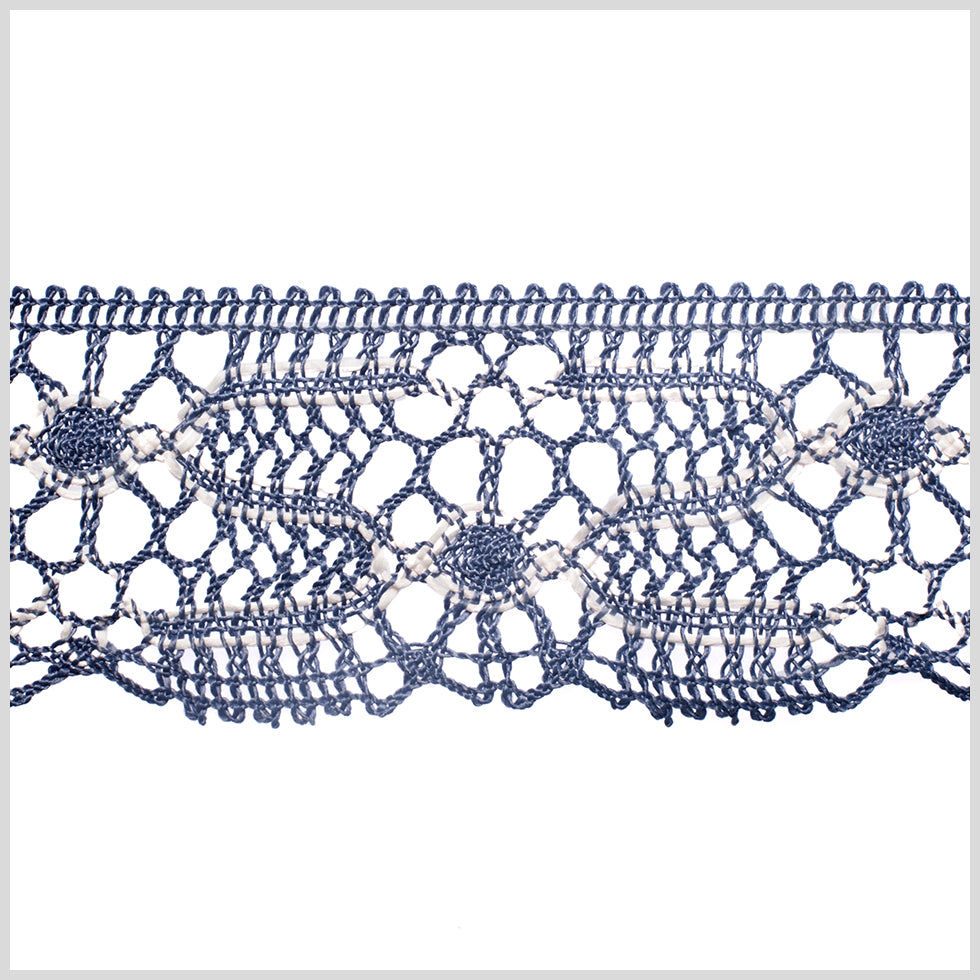 2.5 European Gray Crochet Lace 2.5 European Gray Crochet Lace