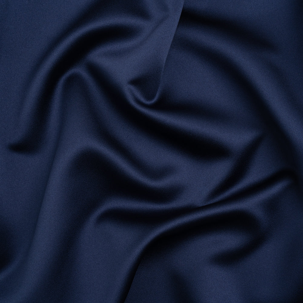 Polyester Satin - Storm Navy - Reverie Collection Polyester Satin - Storm Navy - Reverie Collection