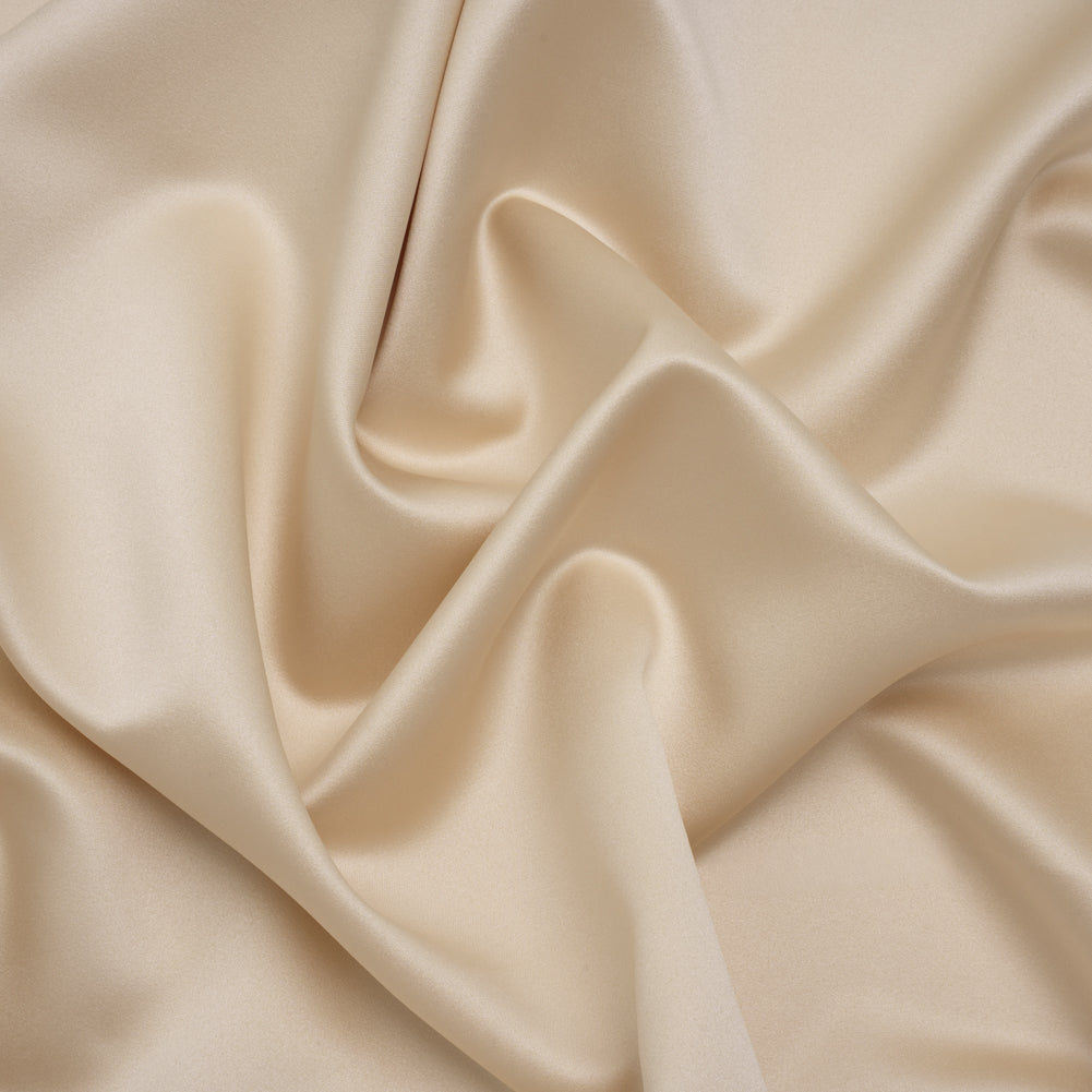 Polyester Satin - Creme Beige - Reverie Collection Polyester Satin - Creme Beige - Reverie Collection