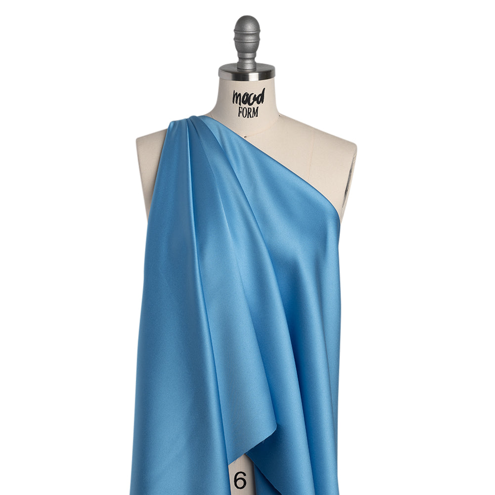 Polyester Satin - Cornflower - Reverie Collection - Drape Polyester Satin - Cornflower - Reverie Collection - Drape