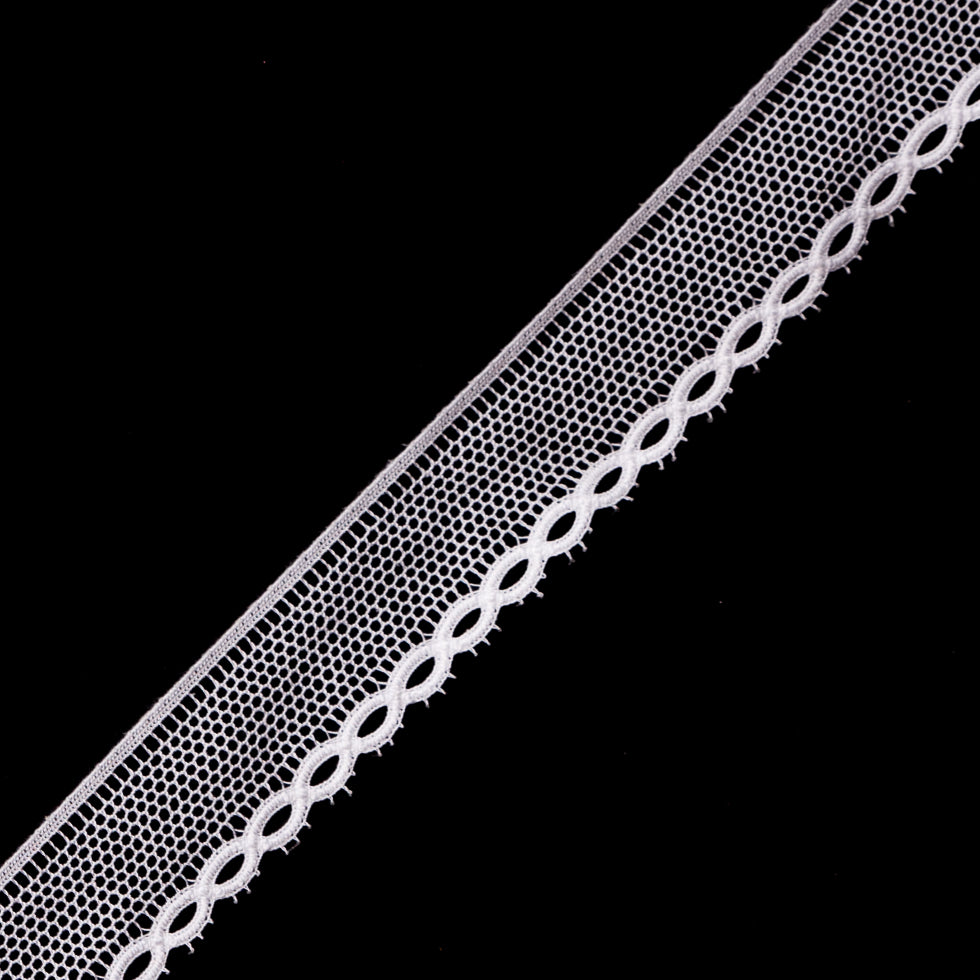 1 White Eyelet Lace Trim 1 White Eyelet Lace Trim