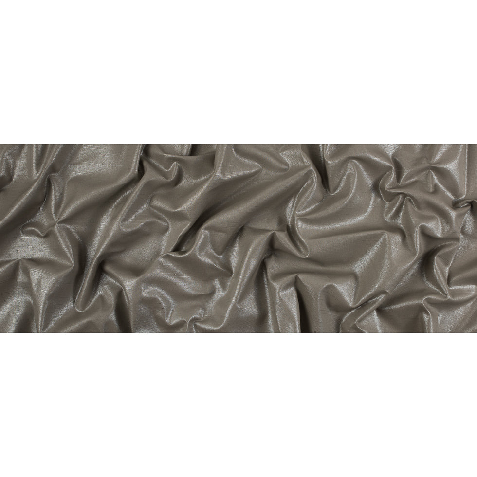 Metallic Silver/Mercury Blended Linen Woven - Full Metallic Silver/Mercury Blended Linen Woven - Full