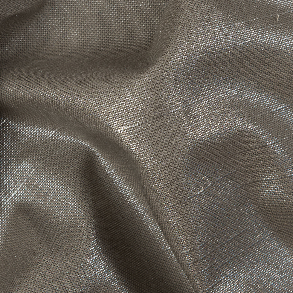Metallic Silver/Mercury Blended Linen Woven Metallic Silver/Mercury Blended Linen Woven