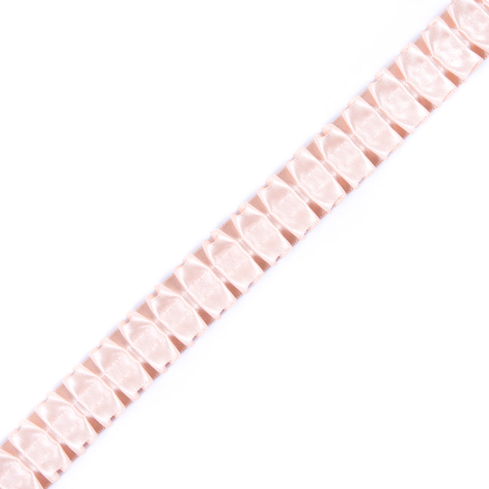 Italian Blush Box Pleated Trimming - 1 Italian Blush Box Pleated Trimming - 1