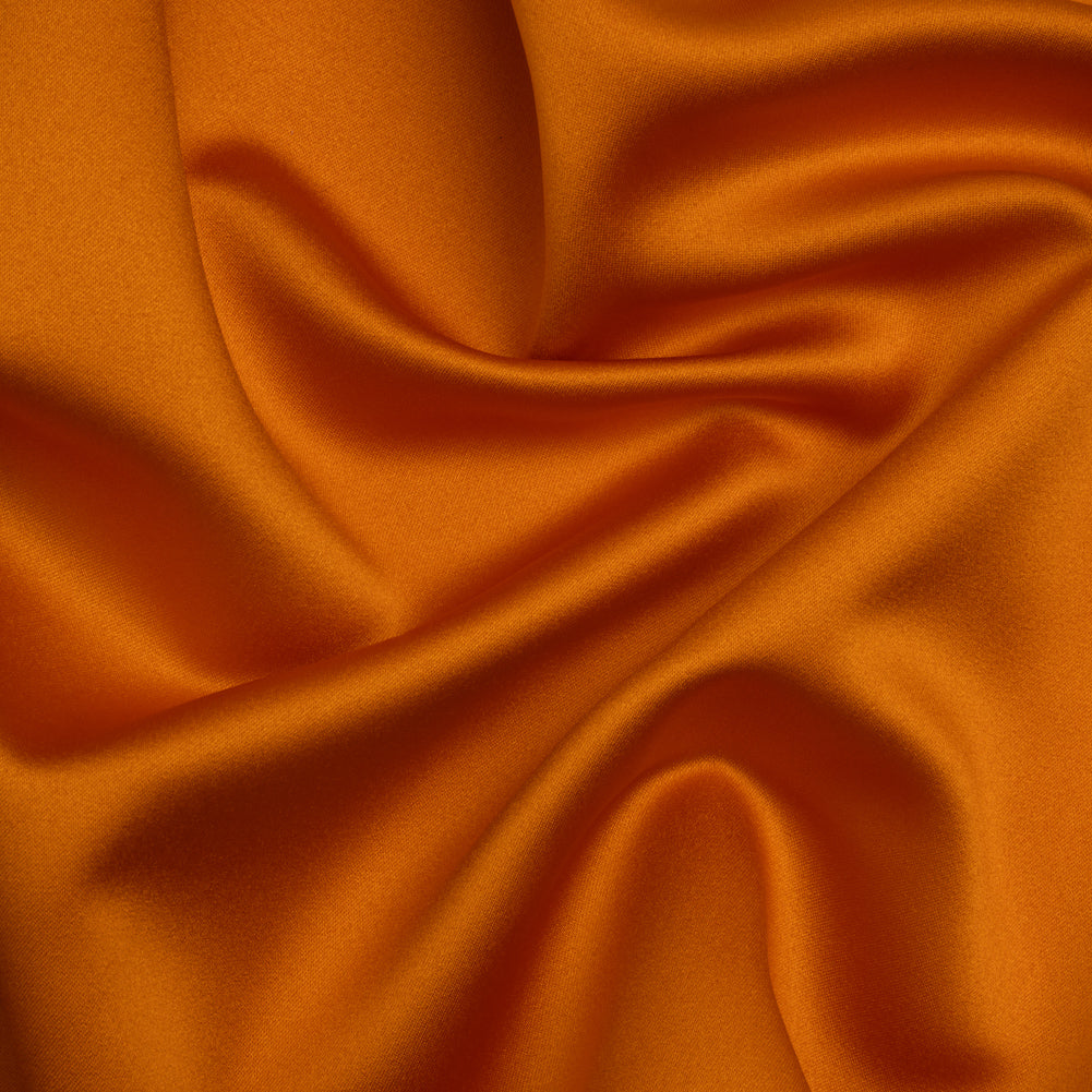Polyester Satin - Ultra Pumpkin - Reverie Collection Polyester Satin - Ultra Pumpkin - Reverie Collection