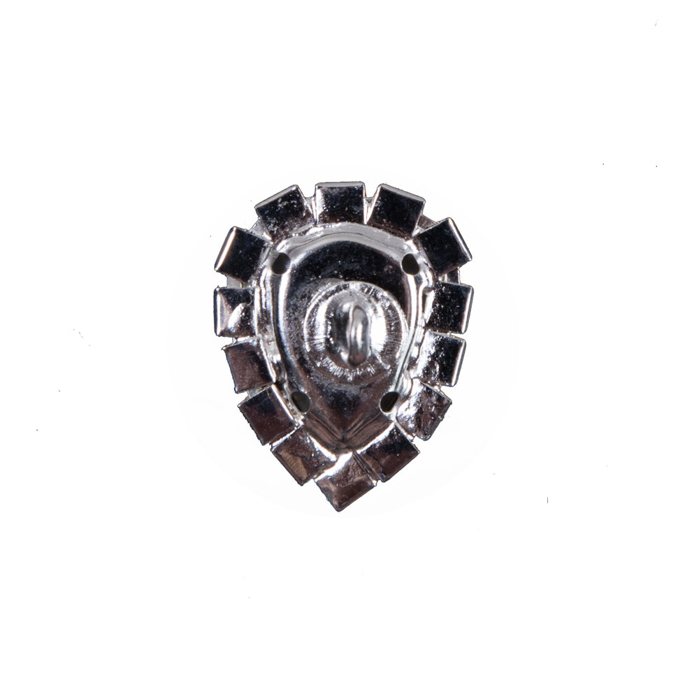 Italian Champagne Teardrop Rhinestone - 36L/23mm Button - Detail Italian Champagne Teardrop Rhinestone - 36L/23mm Button - Detail