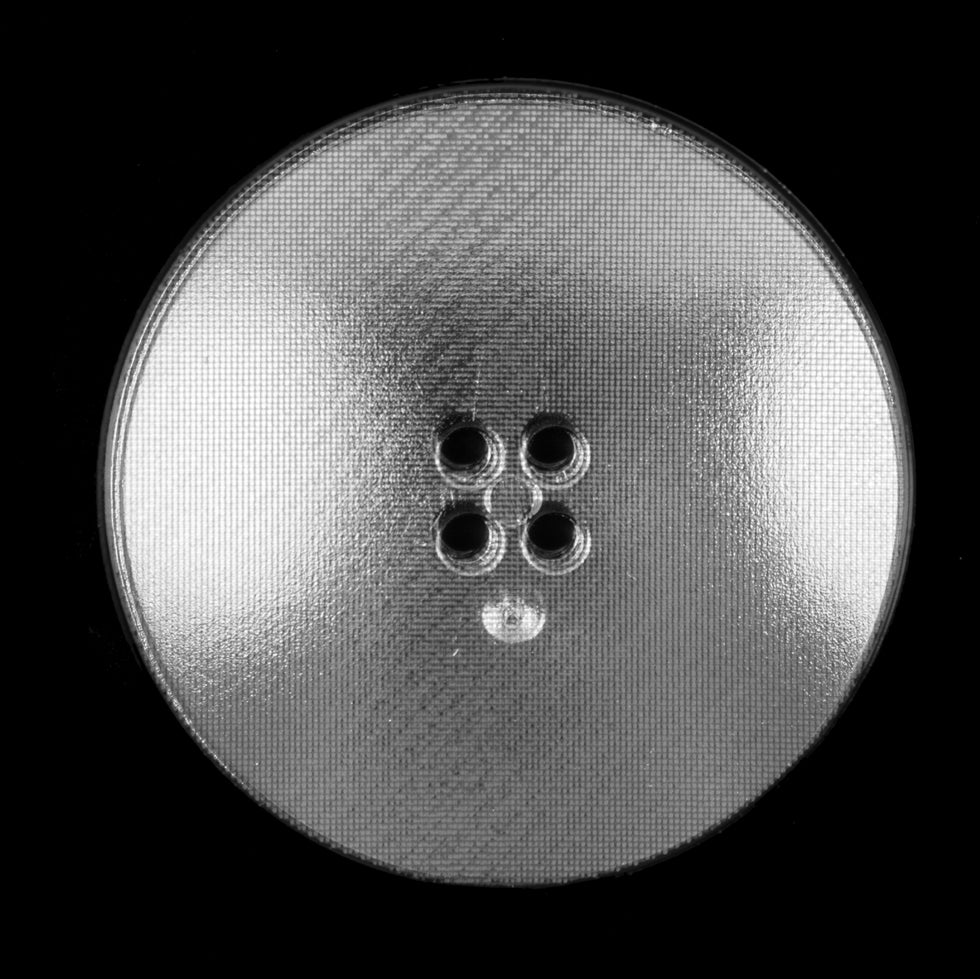 Italian Silver Plated Button - 54L/34mm - Detail Italian Silver Plated Button - 54L/34mm - Detail