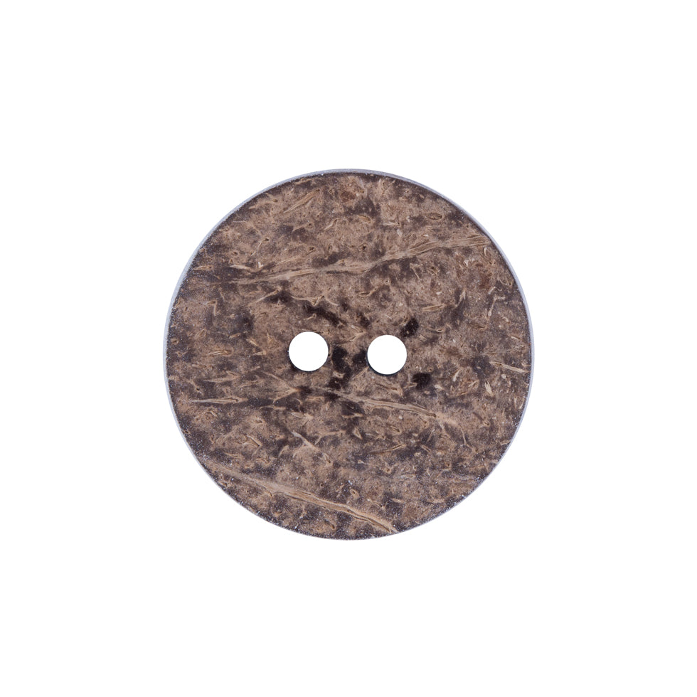 Italian Blue and White Coconut Button - 36L/23mm Detail Italian Blue and White Coconut Button - 36L/23mm Detail